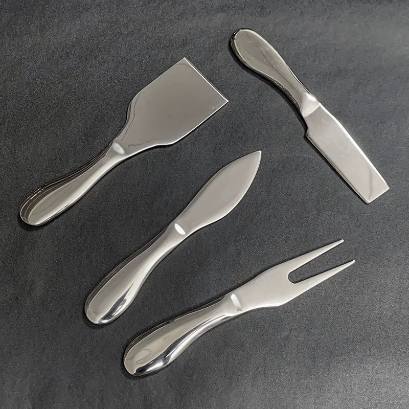 Gift box stainless steel, set, oil, fruit fork, shovel, (Cross-border trading), 4 pieces
