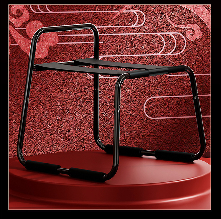 Adult Couple’s Auxiliary Restraint Set with Handcuffs and Chair Accessories, Black — detail image 22