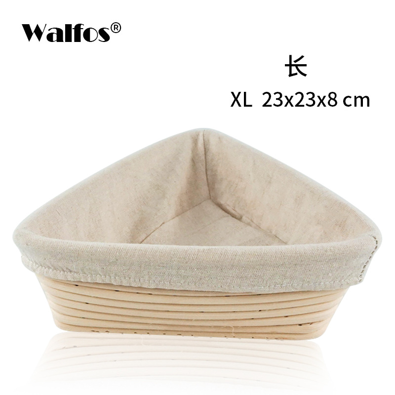 Cesta de fermentación Pan Bollo europeo Hogar Redondo de ratán indonesio Cesta hecha a mano Masa Cesta de fermentación Molde especial para hornear