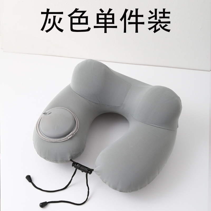 almohada de viaje tipo almohada jorobada presión inflable almohada de cuello portátil vuelo almohada de cuello viaje de negocios almohada de cuello viaje de larga distancia