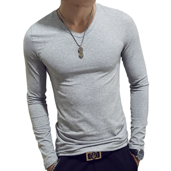 Long-sleeve, V-neckline