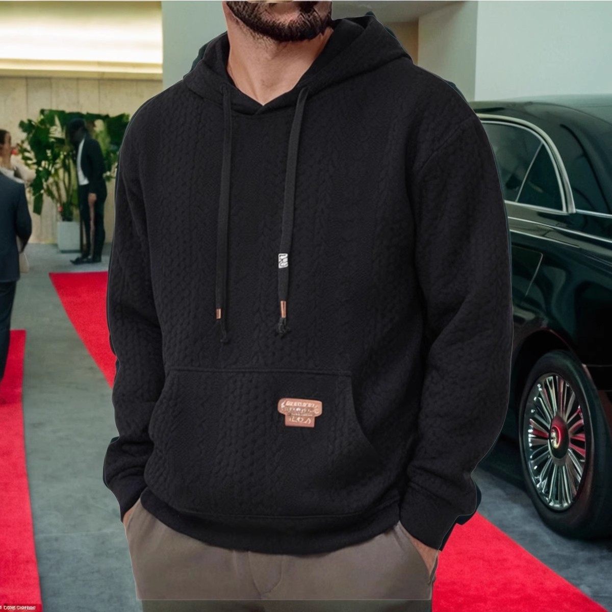Herrenbekleidung neue Herbst- und Winter-Herren-Langarm-Kapuzenpullover lose Herren-Sweatshirt_voghion.com