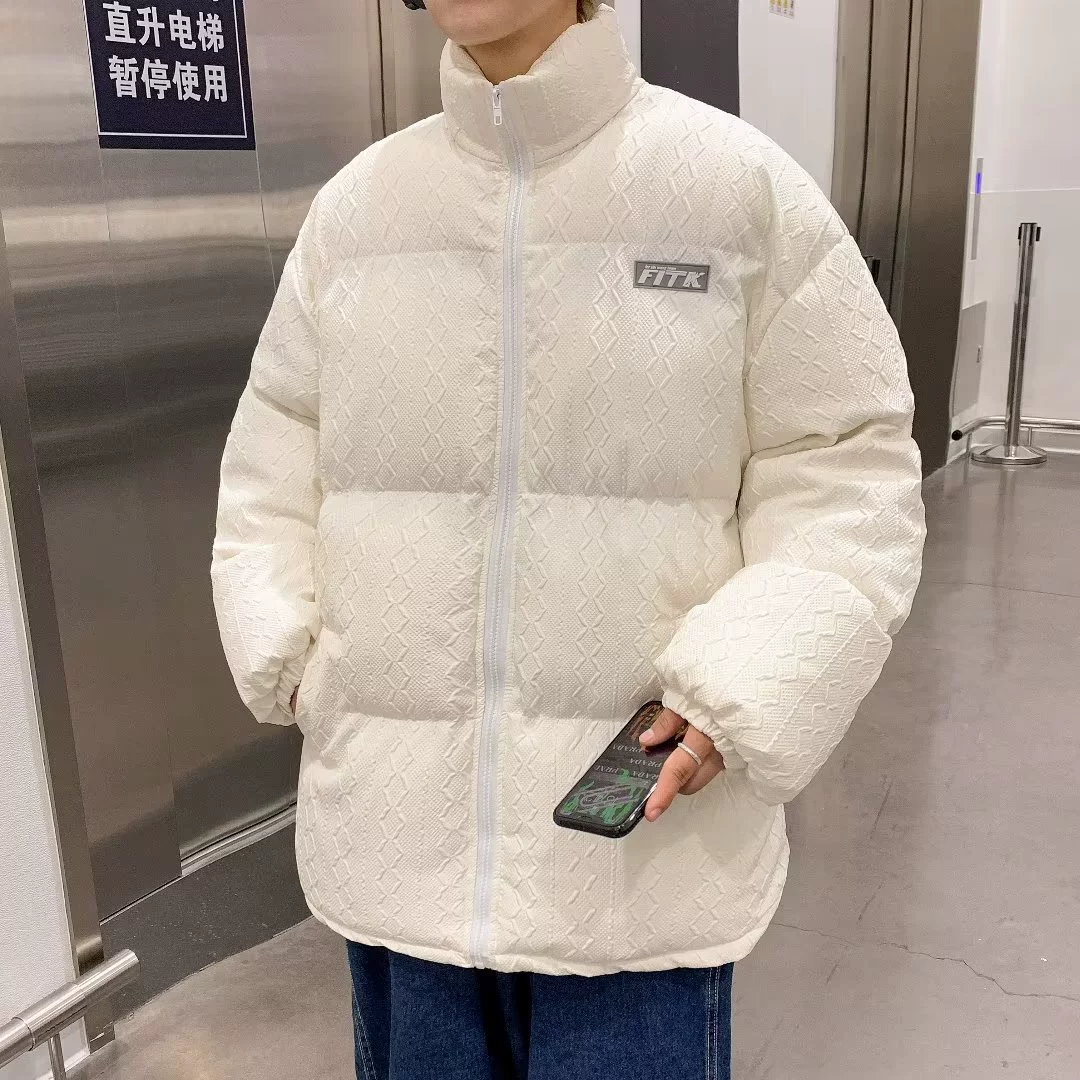 Американская хлопчатобумажная одежда с воротником мужской зимней пары прилив