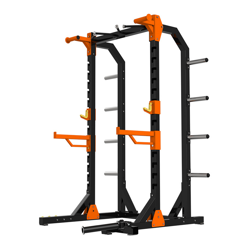 Fábrica gimnasio equipos de gran tamaño multifuncional Smith máquina de cuclillas tipo marco push-up conjunto completo de equipos de ejercicios