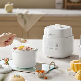 小'熊电炖锅DDZ-E10N1隔水炖家用婴儿辅食煮粥锅陶瓷煲汤
