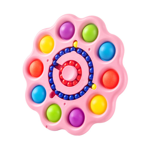 Finger Bubble Fun Gyro Rat-Killing Pioneer: Finger Gyro Keychain, Stress-Relief Handle Switch, and Magic Disc Toy