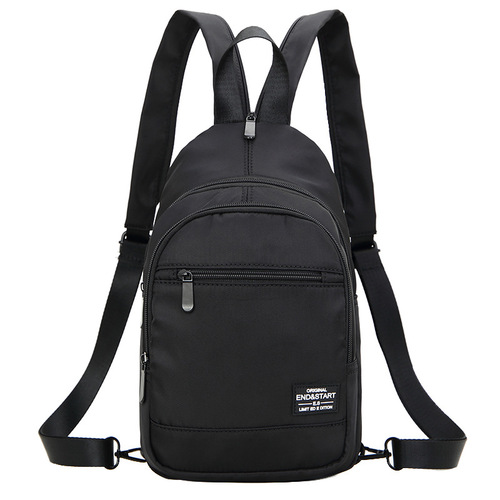 National trend mini small backpack men's chest bag dual-purpose trendy brand lightweight outdoor sports travel small backpack men's bag women