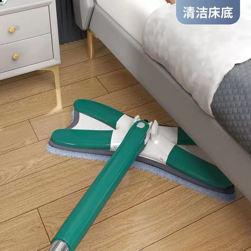 蝴蝶拖把X形拖把懒人免手洗拖把干湿两用拖地墩布家用新款拖把