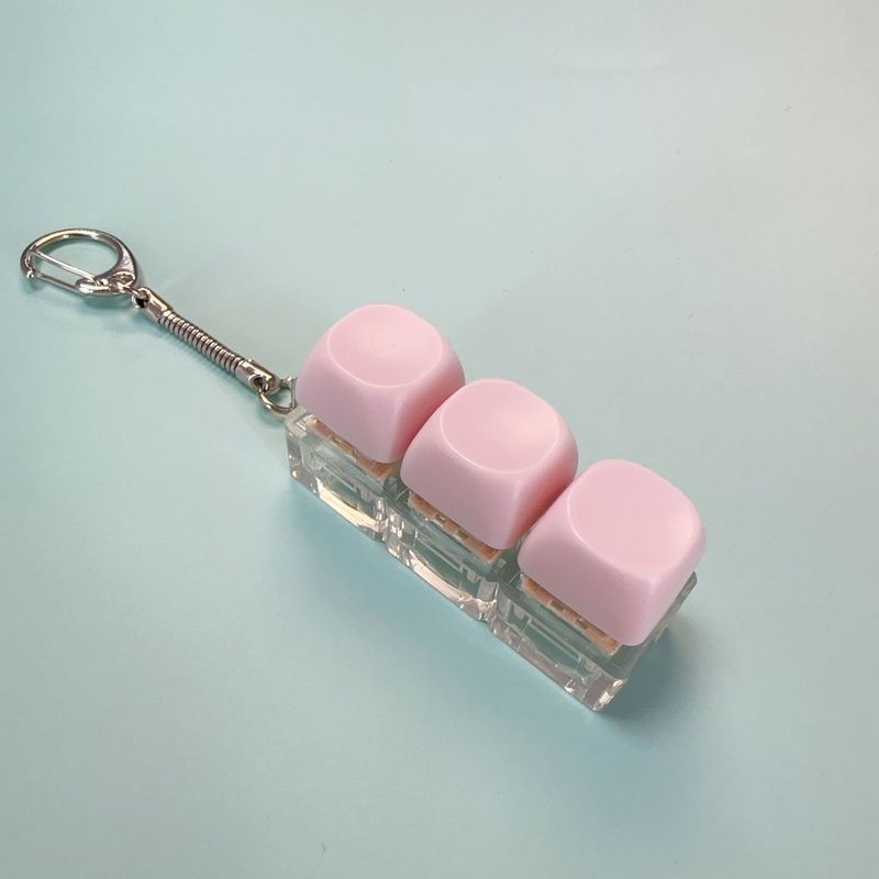 クロスボーダー解凍6ボタン異形魔方球減圧キーボードキーホルダー指先押しボタン試軸器玩具|undefined