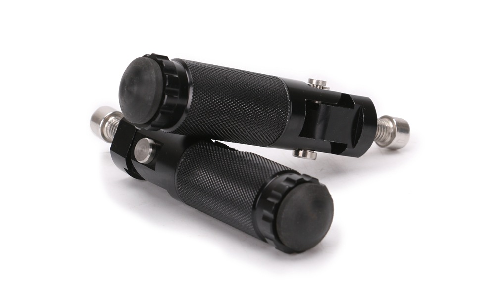 Motorcycle Modification Accessories Cnc Aluminum Alloy Foldableing Pedals Round Pedals Ktm Harley Kawasaki Modified Rear Pedals