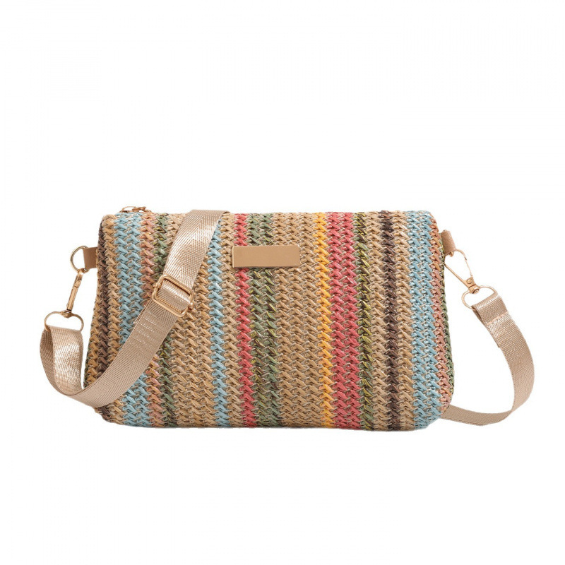 2025 nueva bolsa de tejido de alta gama bolsas de mujer con cremallera bolsas cerradas bolsas cuadradas pequeñas bolsas de moda de hombro image 6