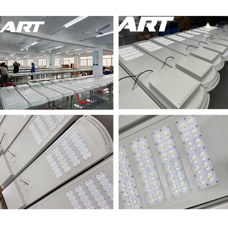 iluminación solar transfronteriza oscura iluminación automática super brillante ingeniería de alta potencia iluminación al aire libre led luz de palo alto