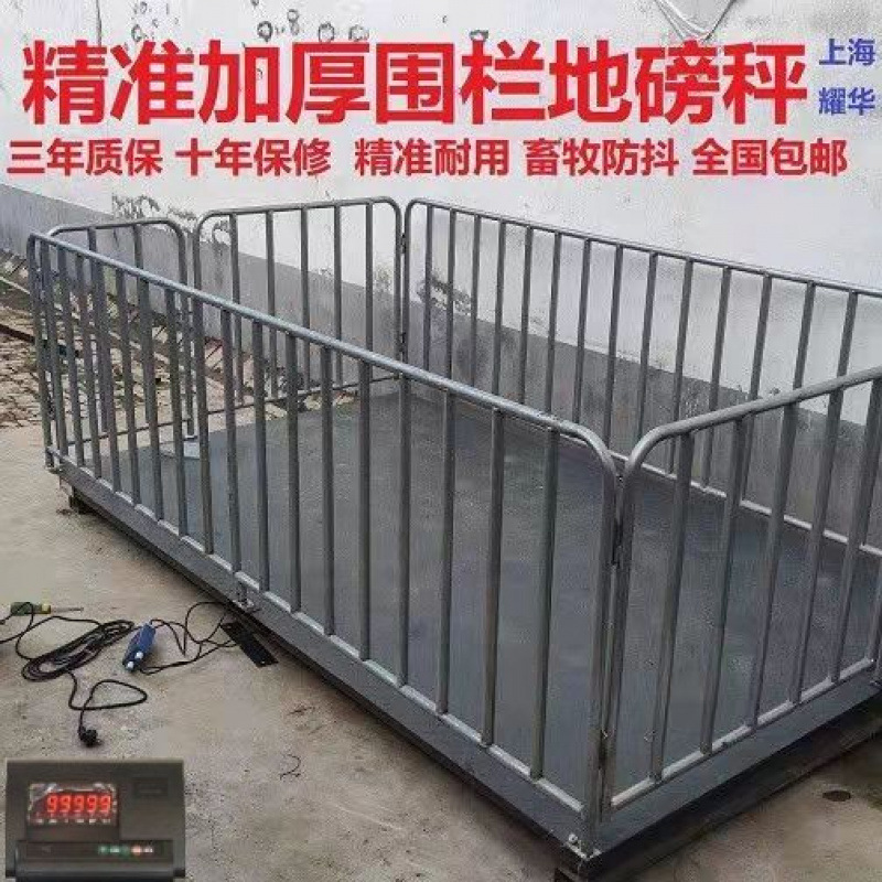 上海包邮耀华地磅秤称猪称牛地磅称电子秤1-3吨大小型地磅地秤地