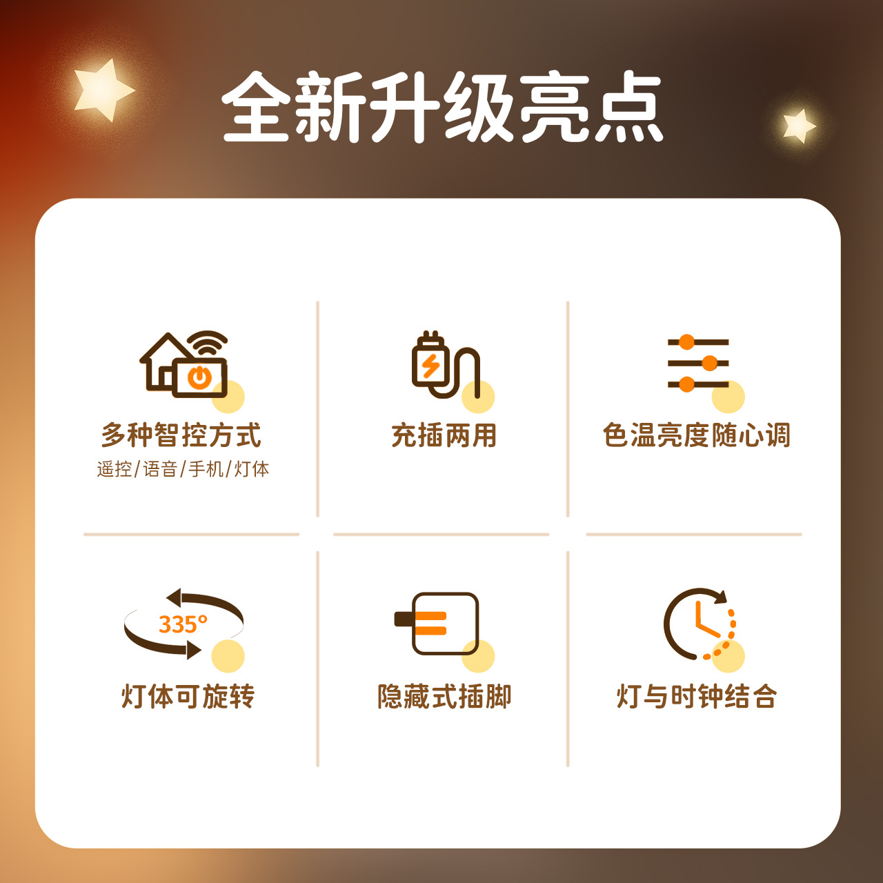 Luz nocturna de control remoto de iluminación NVC, protección ocular especial para la alimentación del bebé, luz de sueño para el dormitorio, luz de noche controlada por sonido, luz ambiental