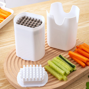 Multifunctional Dicing Tool for Cutting Vegetables, Carrots, Ham, Household Cucumber and Potato Press-Type Slicer