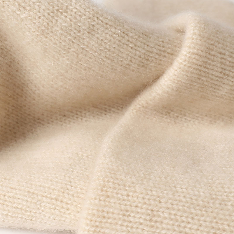 [100% 캐시미어] 최고급 캐시미어 모자 처마 라인 모자없는 남성용 니트 모자 가을과 겨울 따뜻한 통기성 성인 모자