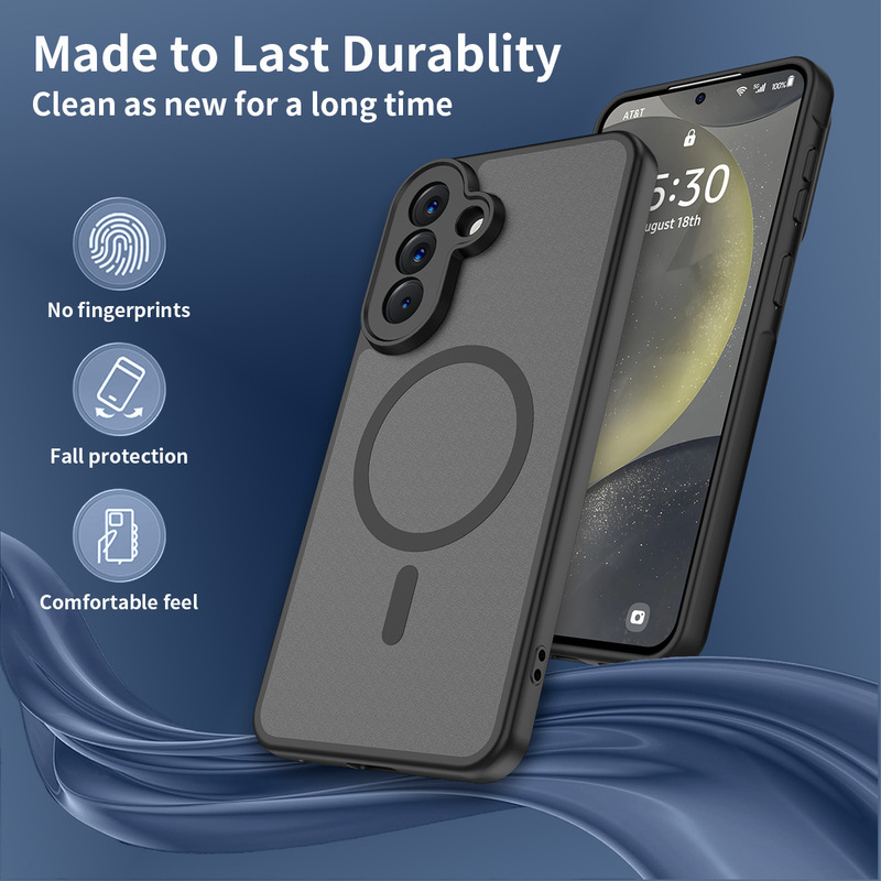 Cross-Border Applicable Samsung Galaxy S26 Ultra Skin-Feel Strong Magnetic Phone Case A37 Sports Anti-Drop Protective Cover
