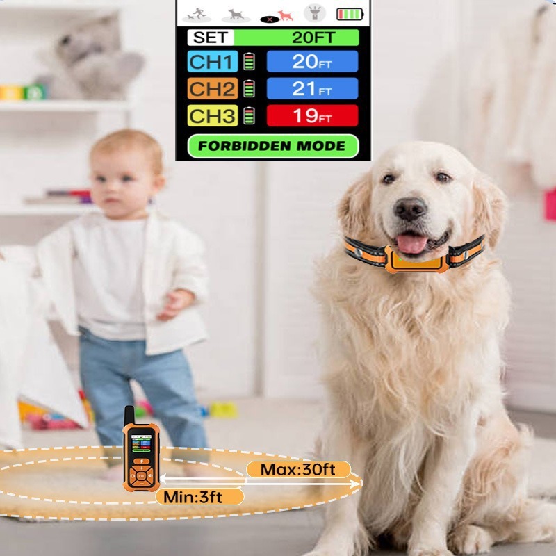Handheld precise wireless fence, night universal choker