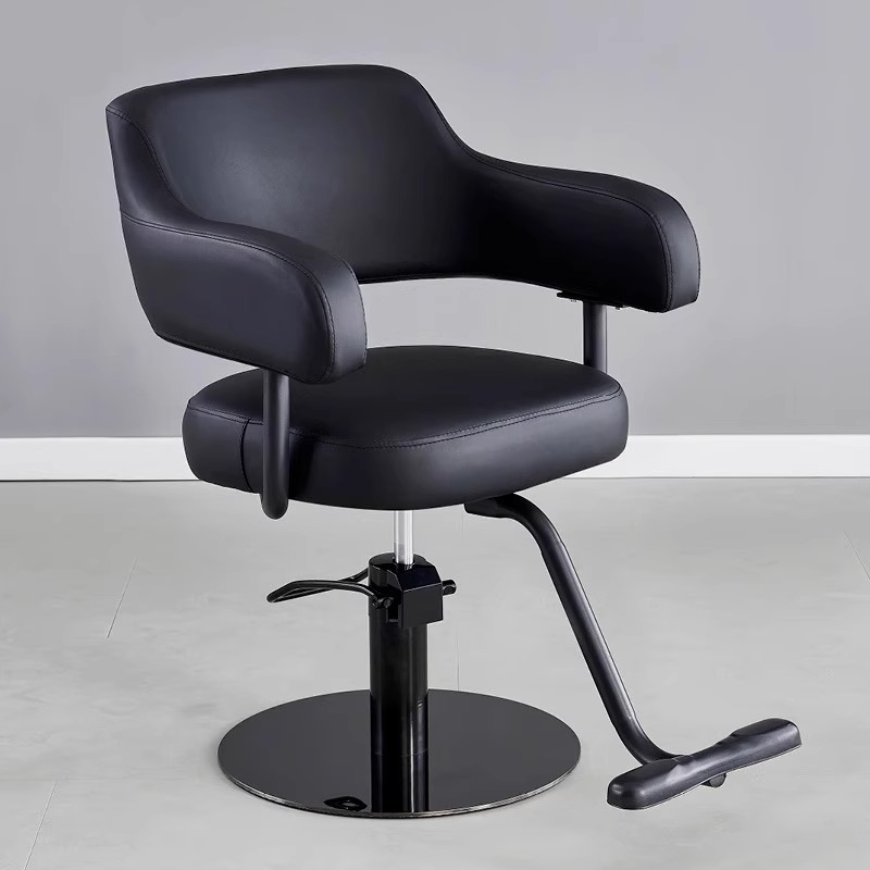 Suministro al por mayor silla de peluquería elevable silla de salón de alta calidad silla de peluquería cortar el cabello permazonado silla de peluquería