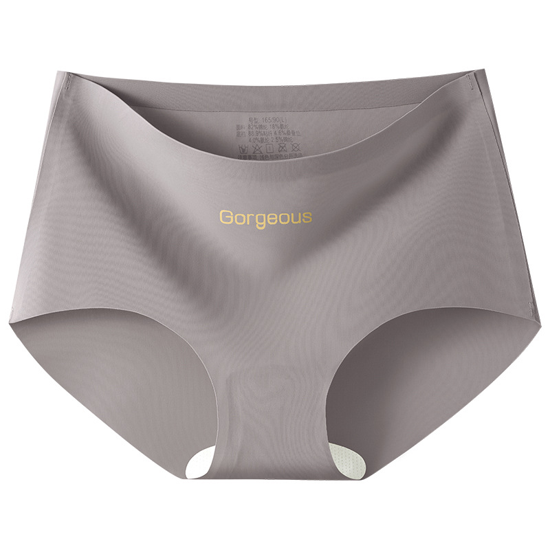 Seda de morera entrepierna alargada entrepierna antibacteriana sin costuras hilo de hielo ejercicio de yoga sin costuras niñas calzoncillos de mujer sin costuras sin caderas