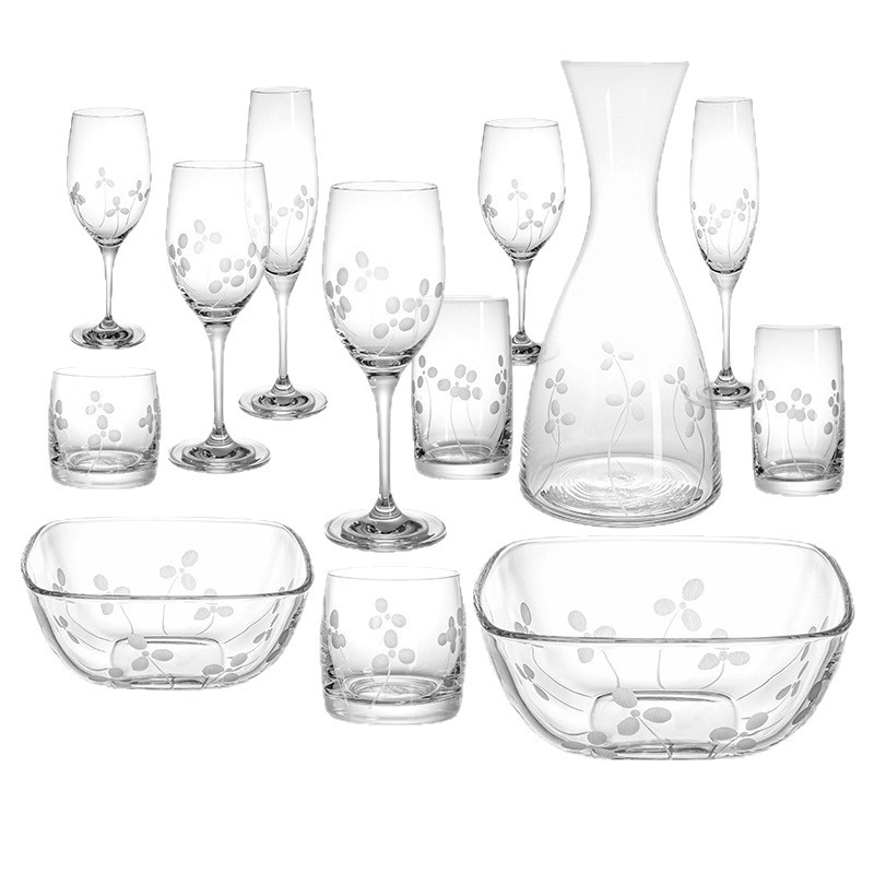Conjunto de importación de copas de cristal Checo Crystalex, productos de alta calidad, copas de vino, regalos, copas de agua caseras