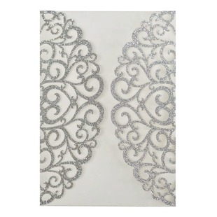 Cross-Border Manufacturer Direct Sales Wedding Greeting Card Shell Laser Hollow Card Wedding Holiday Invitation Envelope Ready Stock