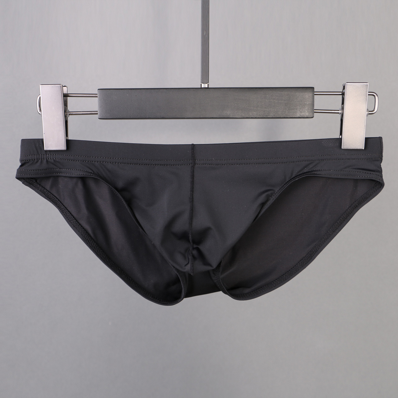 BEEMEN Slip Boxer Uomo Vita Bassa In Microfibra Nylon Ed Elastan, Seta Ghiaccio Traspirante, Morbido E Senza Cuciture, Taglia M Blu