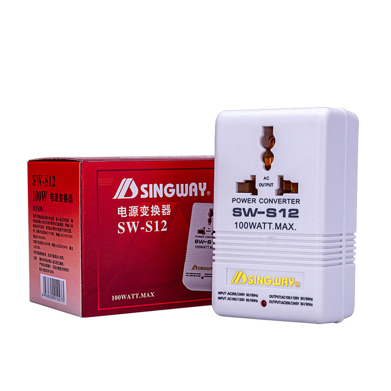 Wholesale xingwei SW-S 12 100W power transformer bidirectional mutual conversion voltage converter 110V to 220V