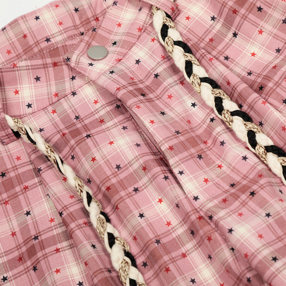 Loose Fit Plaid Scimitar Pants With Drawstring, Unique Niche Design, Checkered Casual Trousers For Men_voghion.com