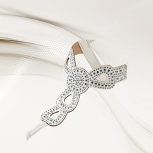 波西米亚风格平底凉鞋鞋面加工半成品一手货源批发女鞋水钻