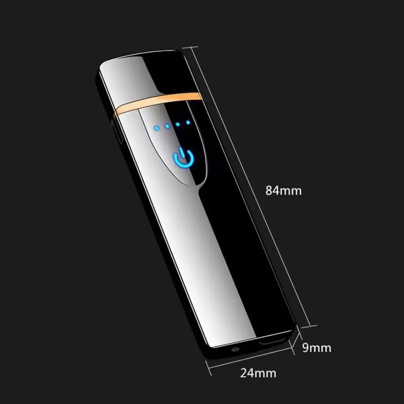 工場直送新型金属ディザトーンタッチ感知シガレットライター小型usb充電ギフトボックスライター|undefined