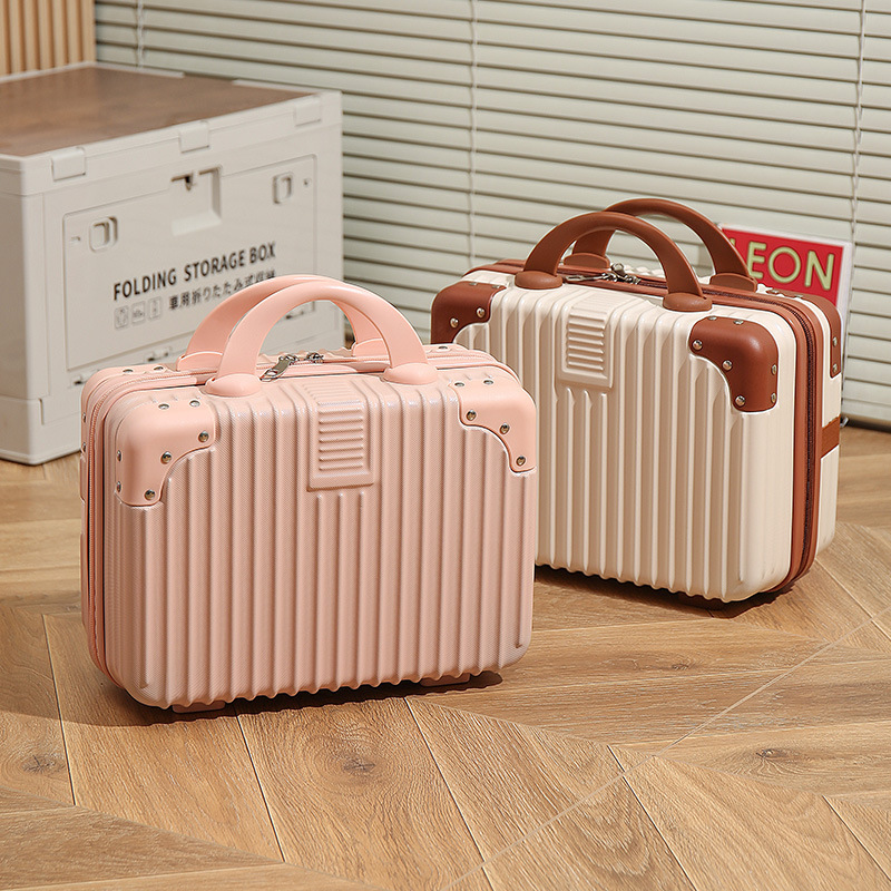 Portable Cosmetic Bag for Travel 14inch Suitcase Cosmetic Case Small Storage Box Carry-On Suitcase Mini Suitcase Portable Cosmetic Bag for Travel 14inch Suitcase Cosmetic Case Small Storage Box Carry-On Suitcase Mini Suitcase