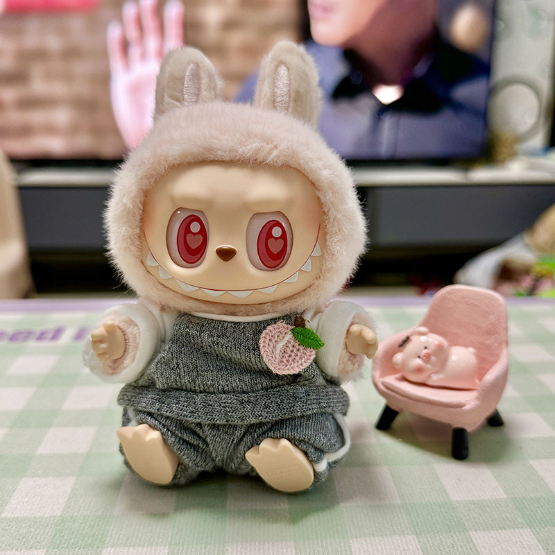 服のみ】第二世代ブラインドボックス ラブブ服 エポキシ樹脂製顔飾り ラブブ シットシットパーティーシリーズ ベビー服 可愛い|undefined