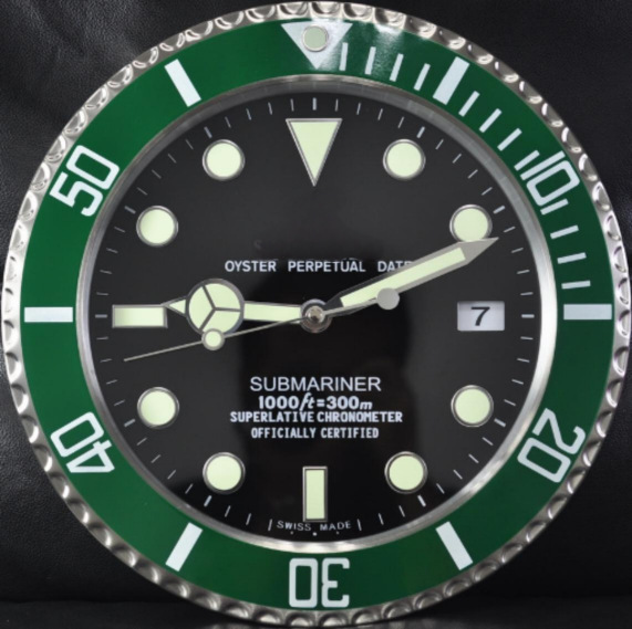 一件起批金属不锈钢夜光客厅挂钟GMT静音钟表专供出口Wall clock|undefined