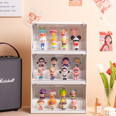 Blind box figure storage display stand Bubble Mart display cabinet container doll toy doll model storage box