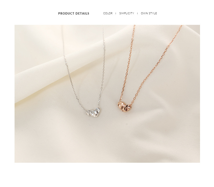 Collana con pendente cuore raggiante donna design elegante_voghion.com