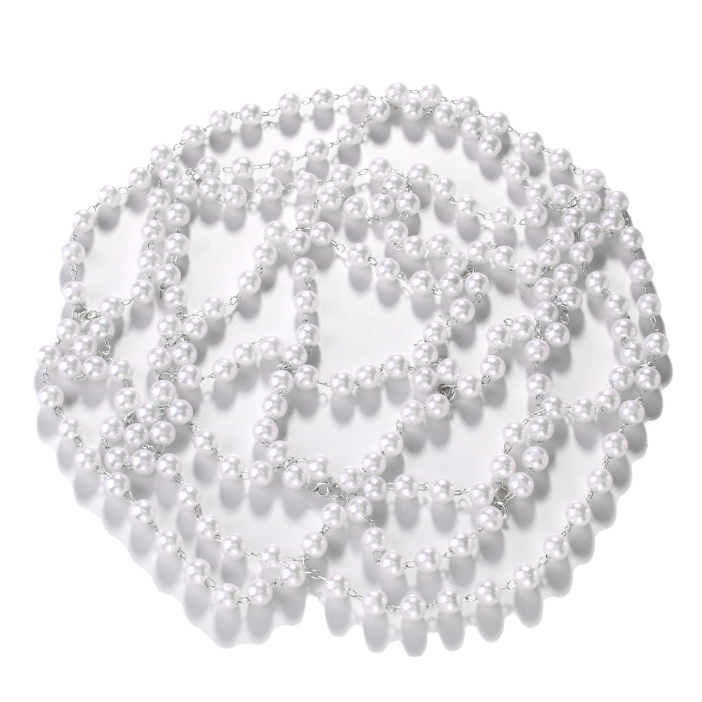 Transfronterizos nuevos perlas de malla bandeja de cabello estilo nacional escenario accesorios de cabello de alta calidad para mujeres Headwear