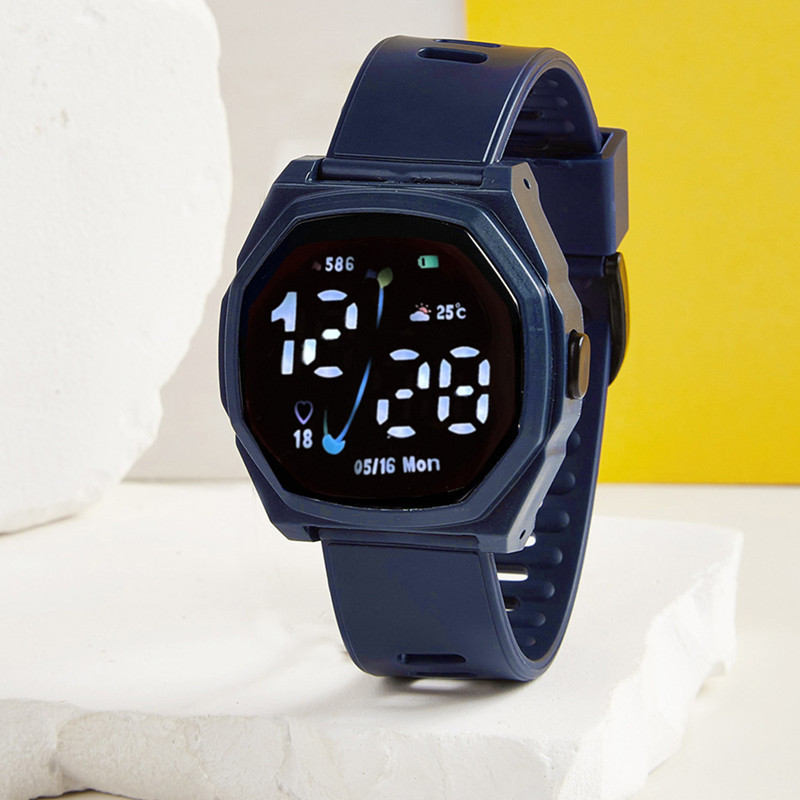 2023 nuevo en stock reloj electrónico impermeable LED luminoso reloj deportivo comercio exterior estudiante reloj electrónico al por mayor