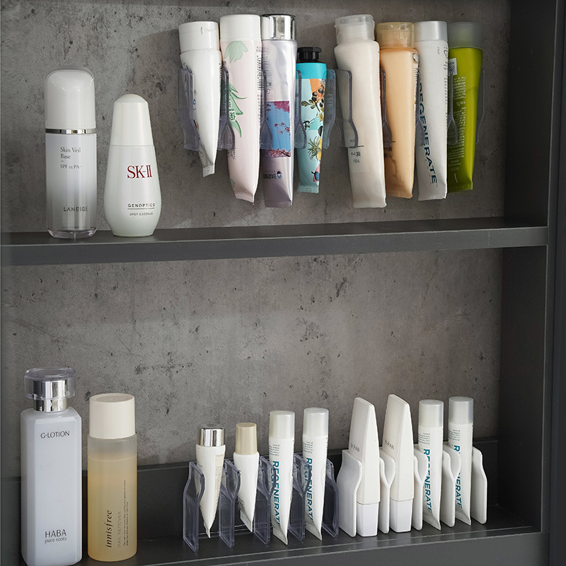 Estante Organizador de Pared Sin Perforación Multifuncional para Baño image 4