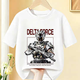 DELTA FORCE 三角洲行动男女儿童短袖 机甲特种兵纯棉 T 恤 60730