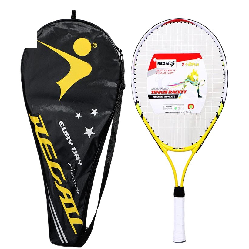 Regail 9991 tennis racket 23 inch children's tennis racket WQP youth aluminum alloy tennis racket multicolor optional