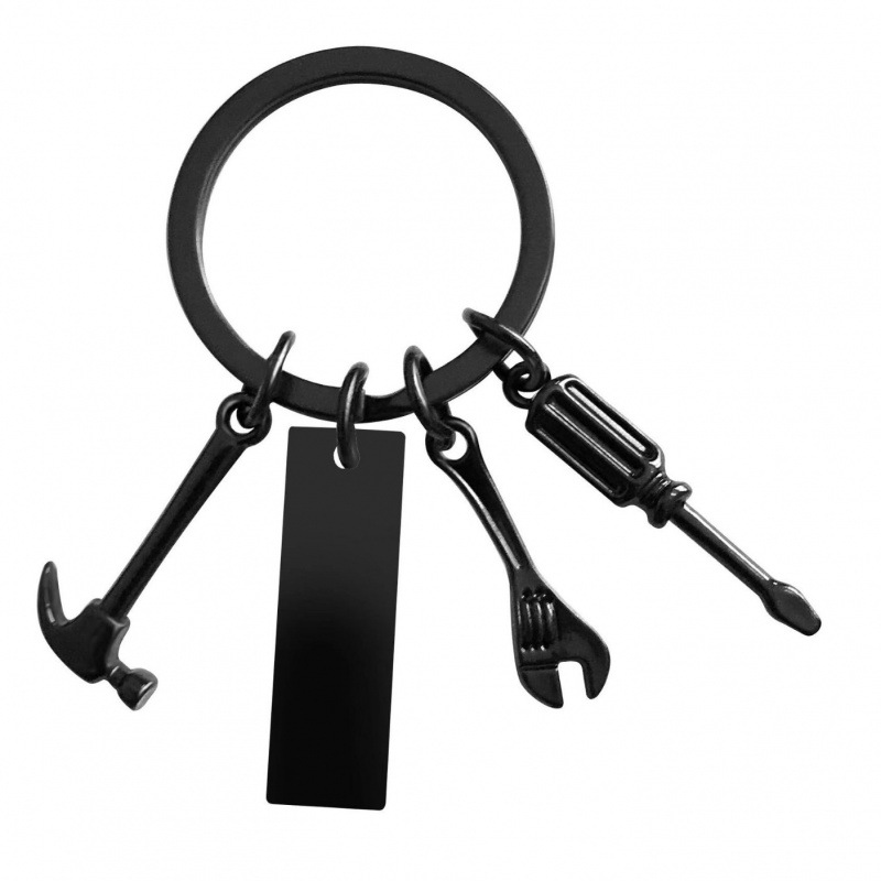 화이트 보드 검정색 작은 스트립 + 렌치 해머