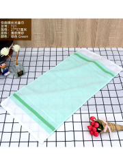 K9HX批發上海牌絲光毛巾721洗臉兒童巾薄款夏天女士清潔純色彩條