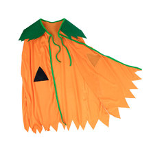 万圣节南瓜衣服披风斗篷成人儿童亲子表演出服cosplay南瓜服装