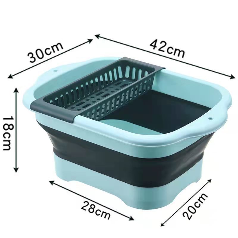 Cesta de lavado de verduras doméstica simple y portátil, cocina de lavado de verduras de plástico con cubierta, cesta de drenaje gruesa, cesta de platinas móviles
