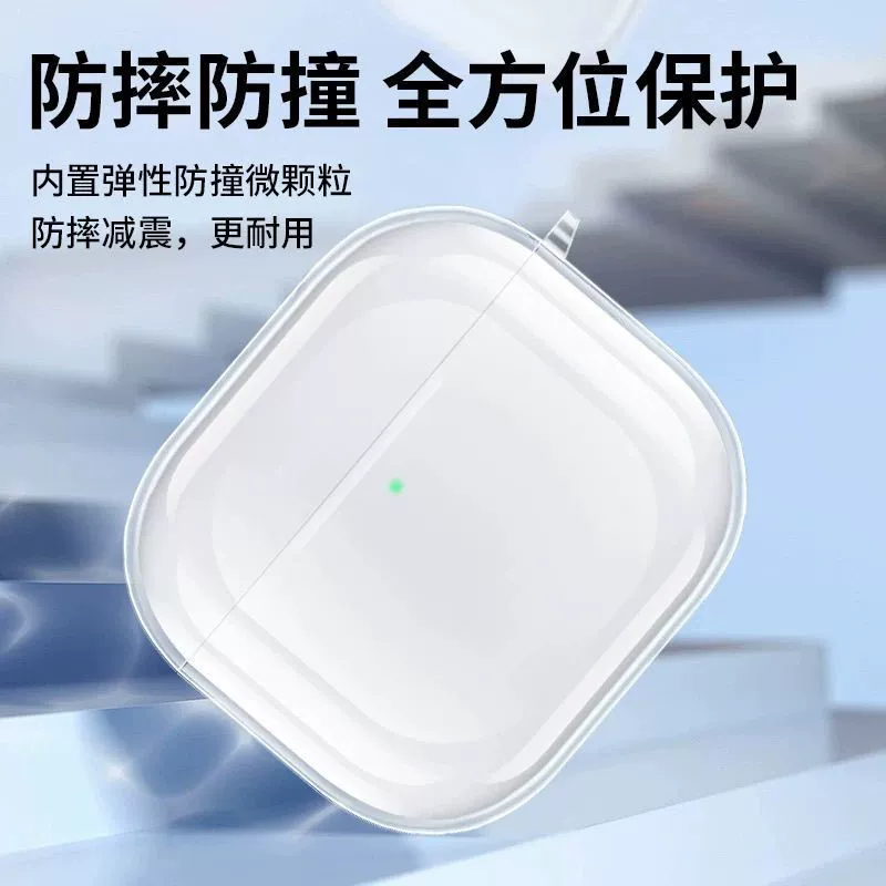 Прозрачный защитный чехол из ТПУ (Apple AirPods Pro2 / AirPods 1–4), тонкий ударопрочный
