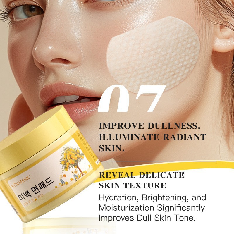 Almohadillas Limpiadoras Exfoliantes Faciales de Algodón para Cuidado Facial