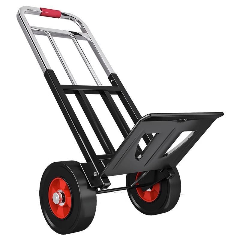 Plegable pequeño carro de tracción subir escaleras carro de transporte pesado mano remolque para comprar verduras subir a las escaleras tirar de mercancías carro portátil al por mayor