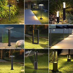 Lawn lamp outdoor waterproof lawn garden lamp villa garden lamp residential park floor lamp corridor landscape street lamp