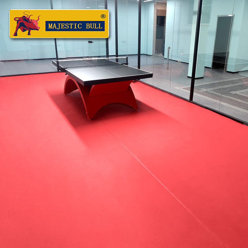 バスケットボールフロアマット屋内滑り止めダンス高弾性プロバドミントンマット卓球室PVCスポーツフロア|undefined